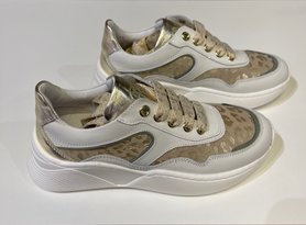 SNEAKER LEOPARD BIES KAKI